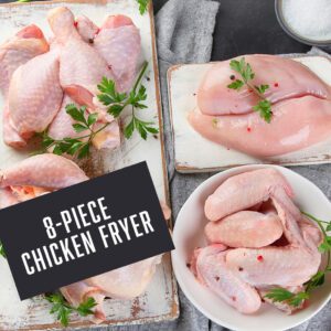 Organic Chicken Fryer 8 piece chicken fryer